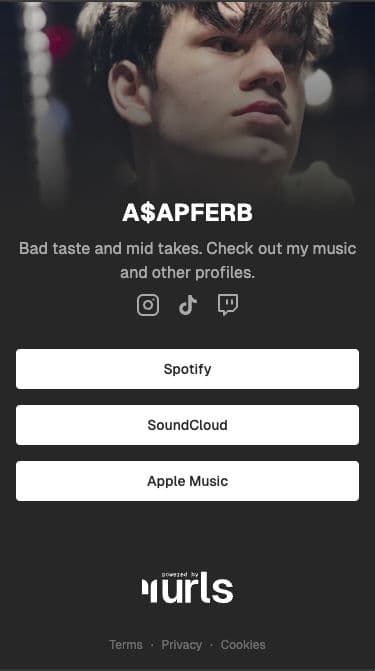 urls.bio profile preview
